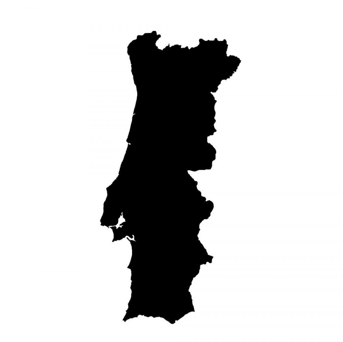 Mapa vectorial de Portugal